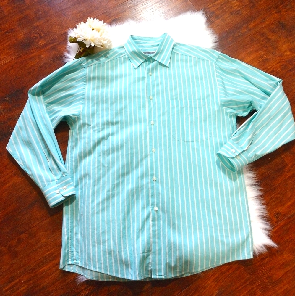 Talbots 100%Cotton Men Dress Shirt, size M